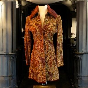ALLEN SCHWARTZ Tapestry Coat Size 4